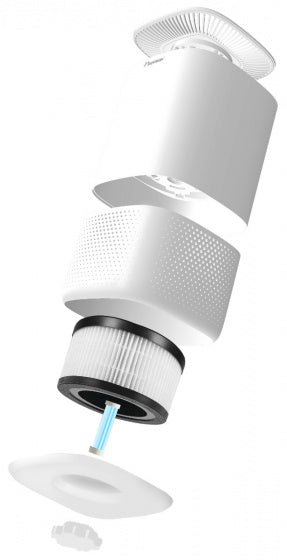 Bestron Air Filter AirP100UV 3-en-1 blanc