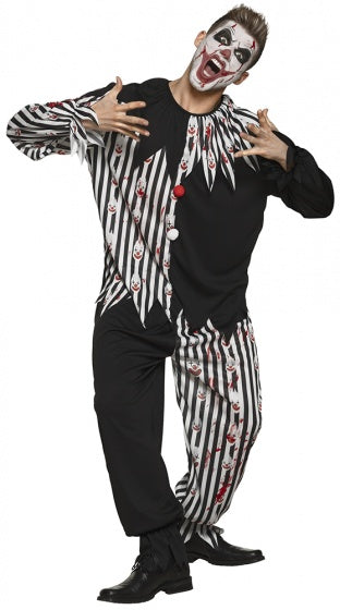 Costume de clown sanglant de Boland Unisexe Black and White Taille 50-52 (M)