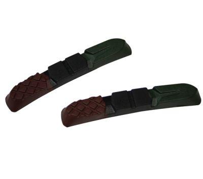 ALHONGA (Shimano) V-frein de frein Broque de frein caoutchoucs 3 couleurs 2 paires sur carte
