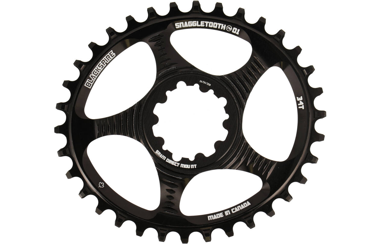 Blackspire Chain Top Chain supérieur Snaggletooth OVAL SRAM SPLINE 34 6 mm Offset