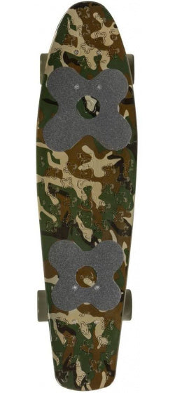 Choke Jim Camo Skateboard 71 cm en polypropène vert brun