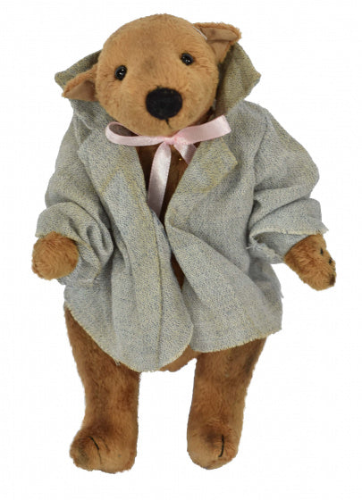 Clemens Cuddle Bear junior 18 cm en peluche 2 pièces brun gris brun