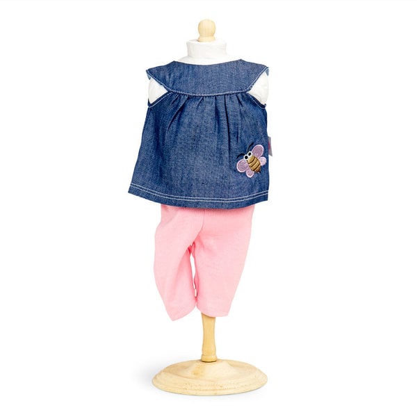 Tunique en jean avec leggings 29-32 cm