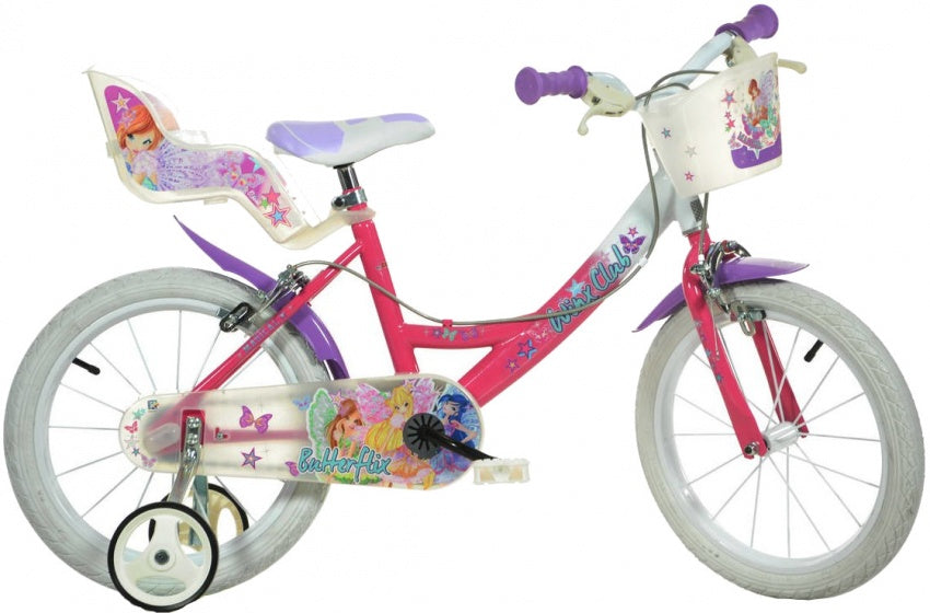 Dino winx club 16 pouces 26 cm filles V-freins rose violet
