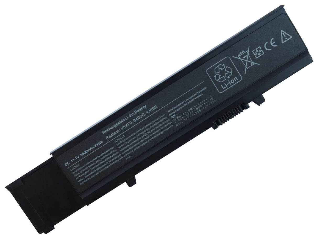 Blu-Basic pour ordinateur portable Batterie 6600mAh
