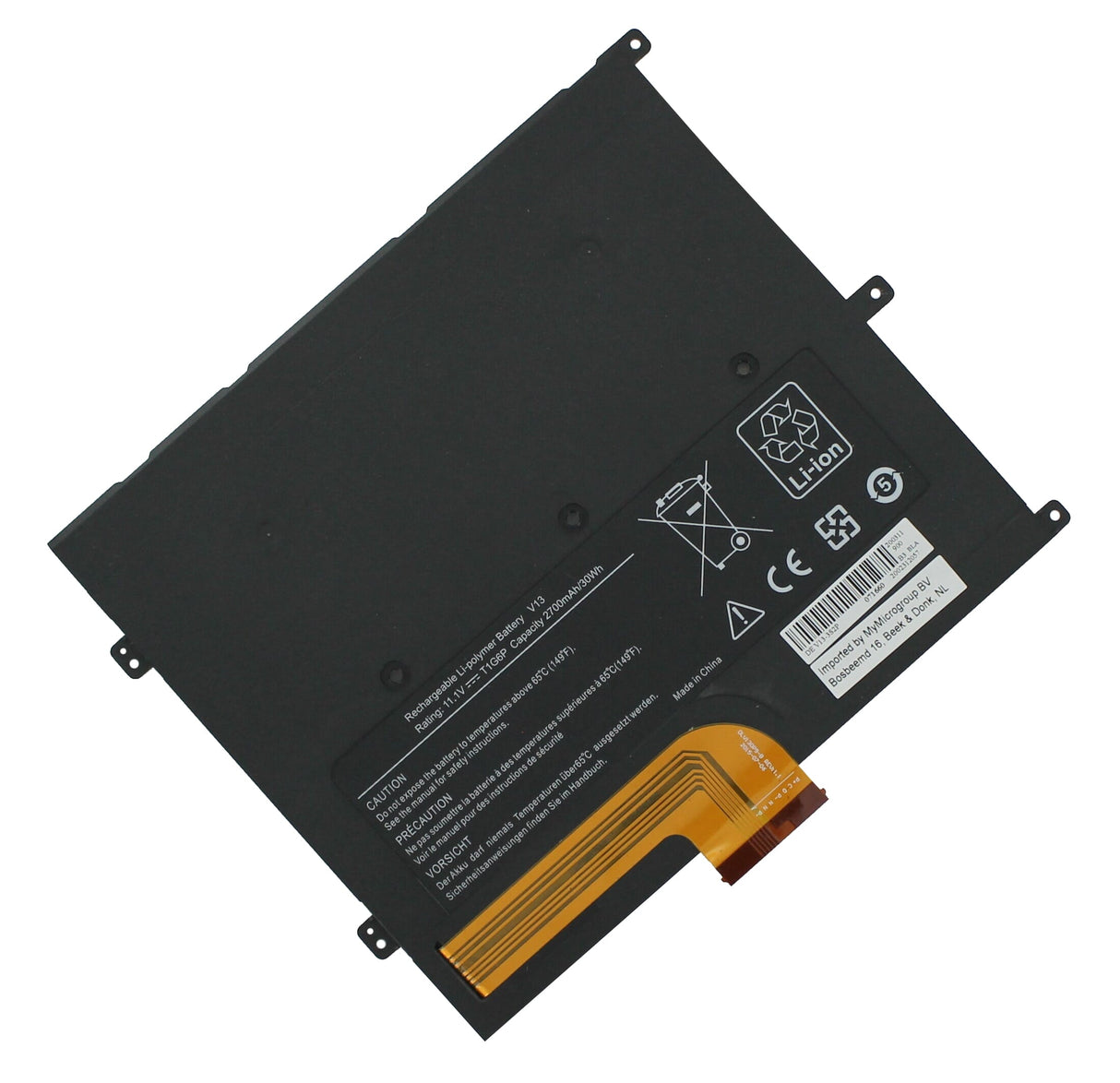 Blu-Basic pour ordinateur portable Batterie 2700mAh