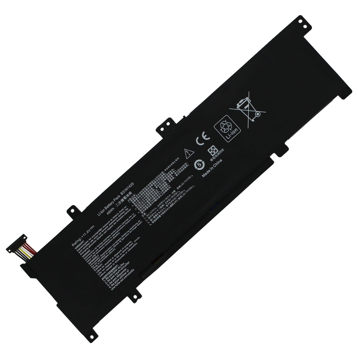 Batterie d'ordinateur portable de remplacement 3400mAh