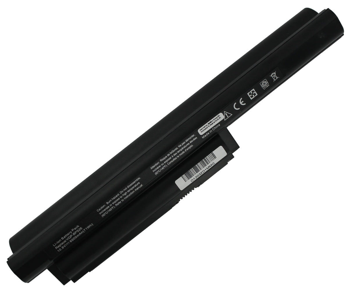 Blu-Basic pour ordinateur portable Batterie 10.8V 6600mAh