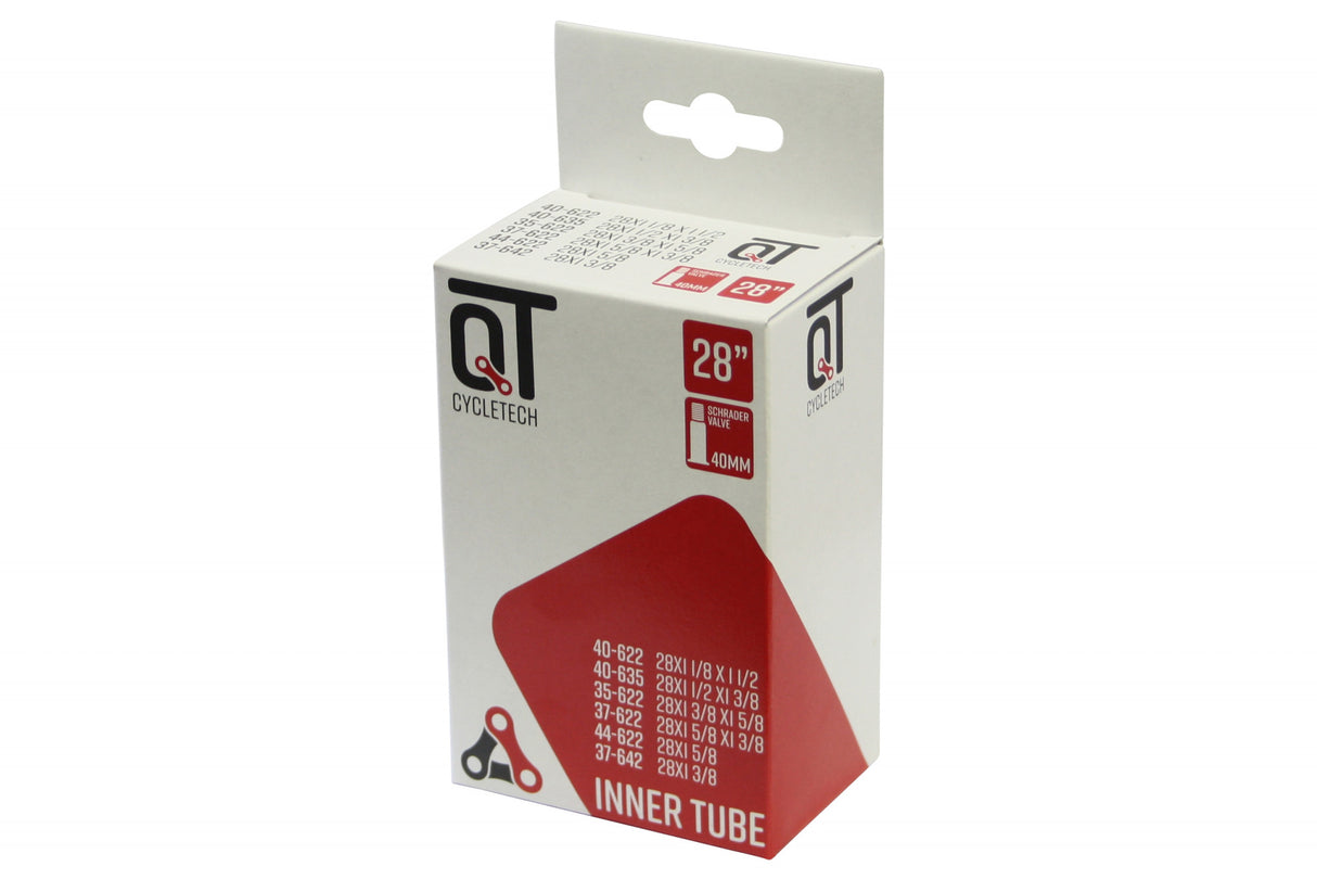 Qtcychectech QT Tube intérieur AV17 28 pouces 37 44-622 28x13 8 av 40 mm 2217377