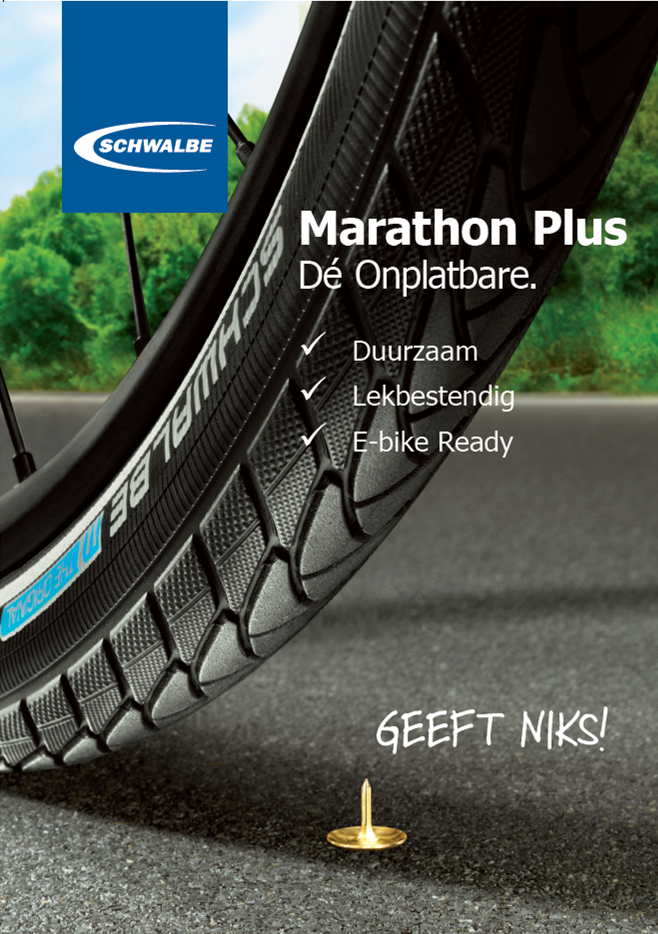 Affiche Schwalbe pour le trottoir A1 NL