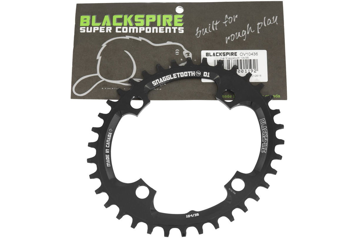 Blackspire Chaising feuille snaggletooth ovale 104 36