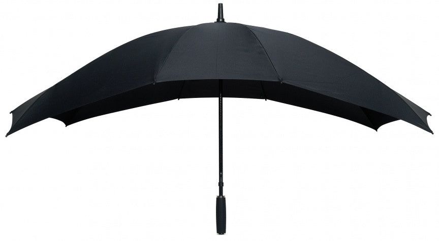 Falcone Duo Umbrella avec ouverture à la main 148 cm noir