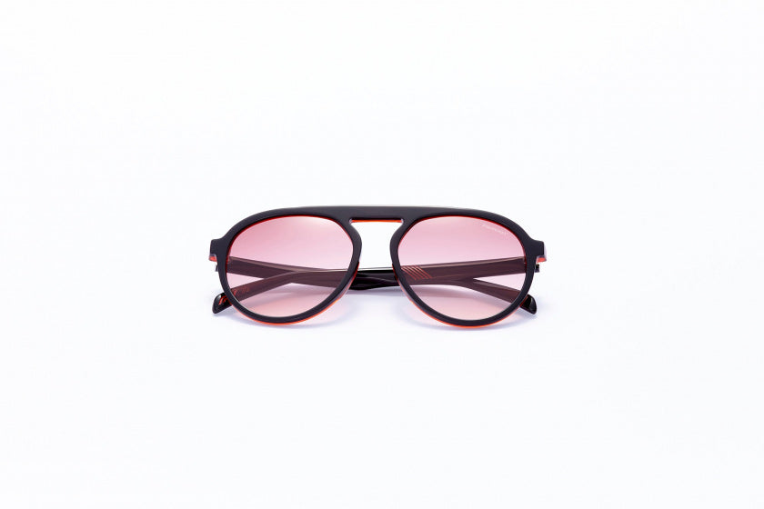 Lunettes de soleil de formule Unisexe Pilot Cat.4 Rose clair noir