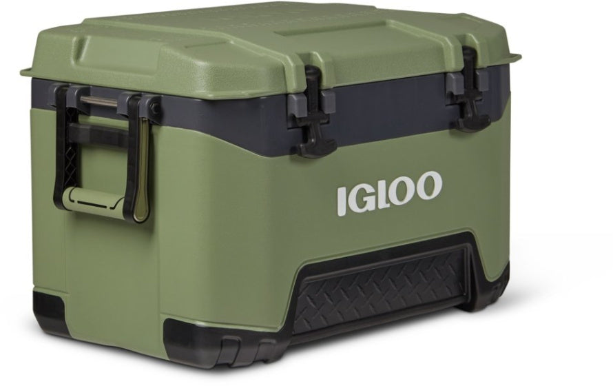Igloo 52 Boîte fraîche pour la construction 49 litres de noir vert armée