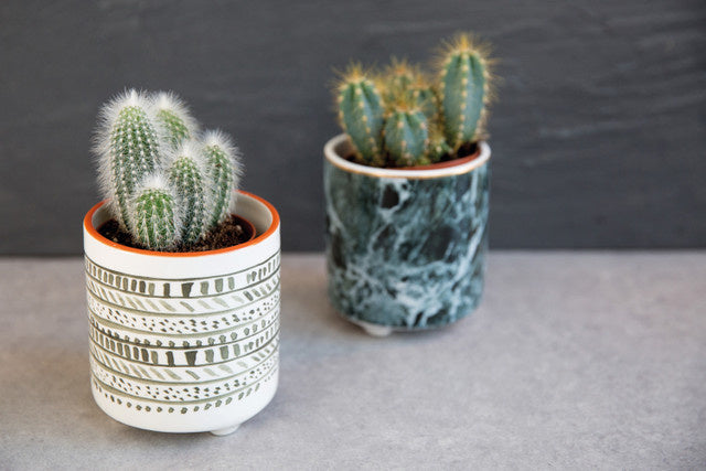 Muitencraft Flowerpot 10 x 5 cm bleu céramique