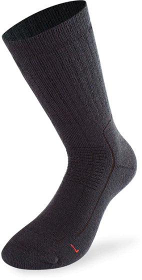 Lenz Walking Sock Trekking 6.0 Mérino Polyacryl Black Taille 35-38