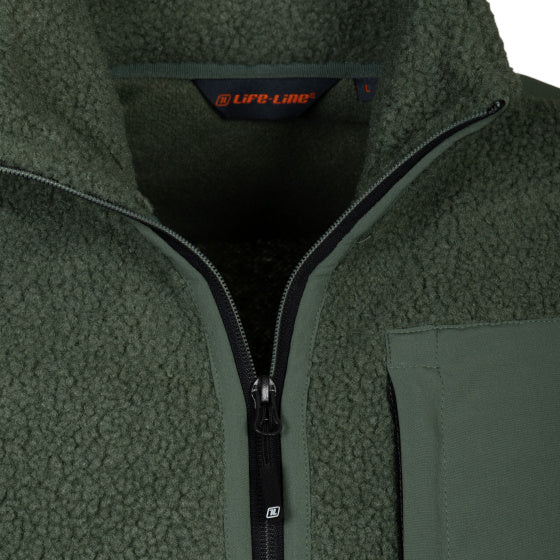 Life Line Artic Sherpa Fleece Jack Men Green Taille 4xl