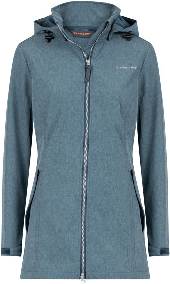 Ligne de vie Harper Softshell Parka Ladies Blue Grey Taille 40