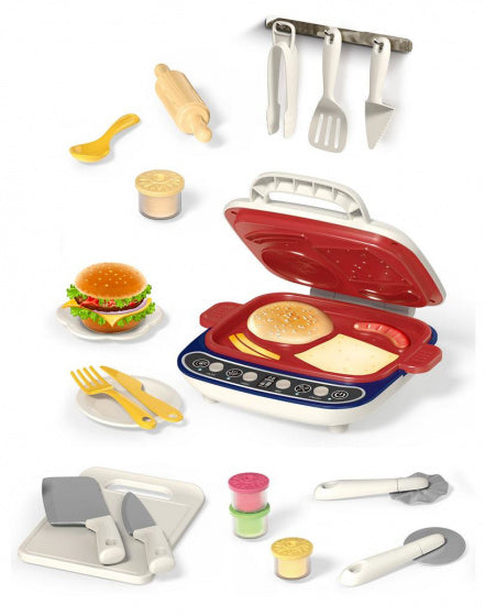 Luna Teppanyaki Play Set Junior 20 pièces blanc rouge