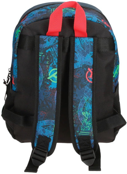 Marvel sur le sac à dos de la guerre junior bleu foncé