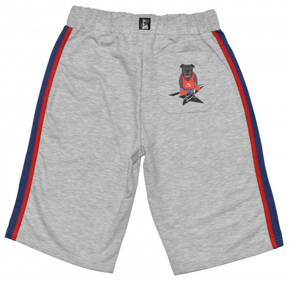 Max Buddies Short Vito Boys Poly Cotton Grey Taille 152