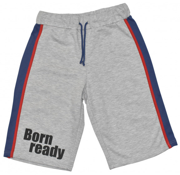 Max Buddies Short Vito Boys Poly Cotton Grey Taille 152