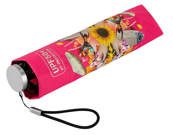 Parapluie minimax UPF50 + 92 cm Polyester rose noir