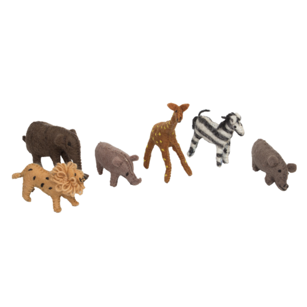 Papoose Toys Papoose Toys African Animaux Small 6