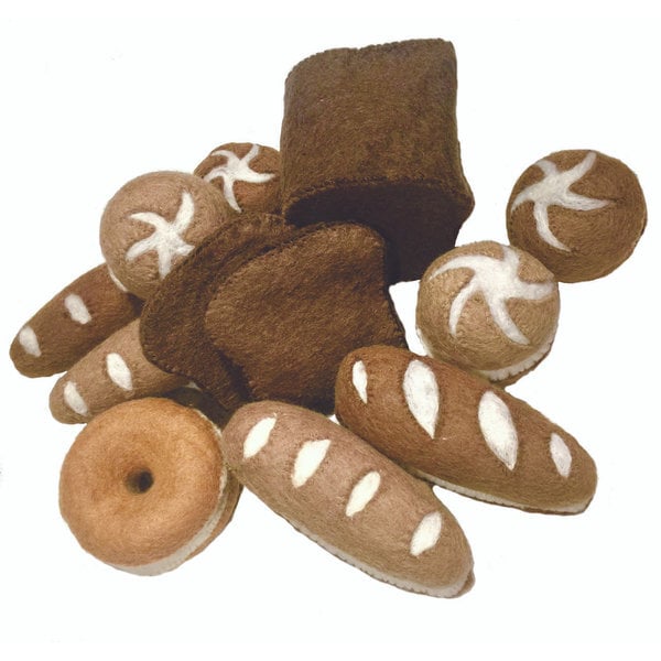 Toys Papoose Papoose Toys Bread Set 17pc