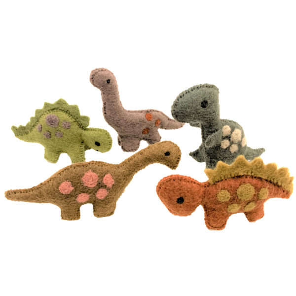 Jouets papoose pavages papoose dinosaures naturel 5pc