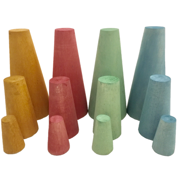 Jouets papoose pavages papoose cônes d'empilement de la terre 12pc