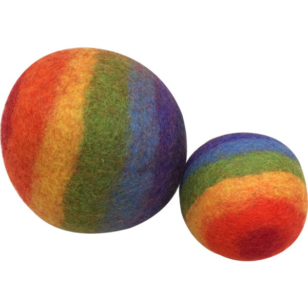 Jouets papoose jouets papoose en feutre les balles arc-en-ciel 2