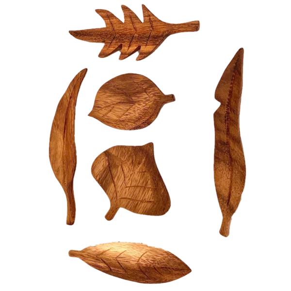 Papoose Toys Papoose Toys Forest Feuilles 6pc