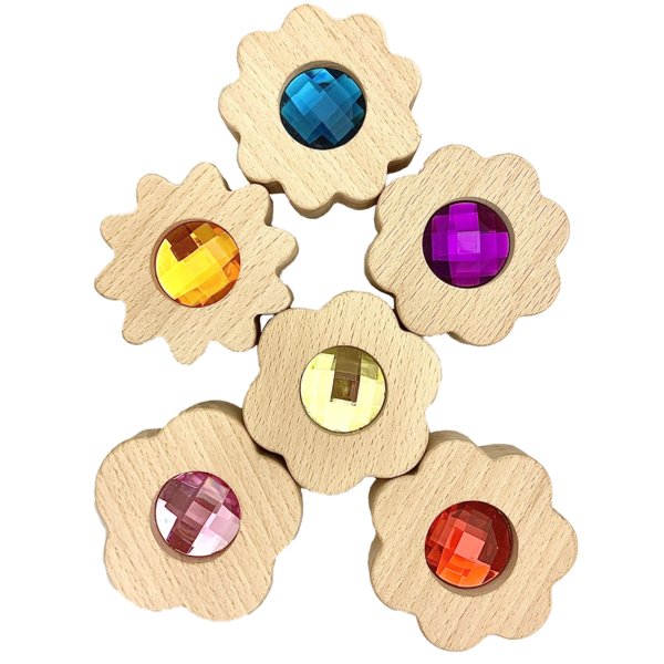 Papoose Toys Papoose Toys Counting Flowers 6pc