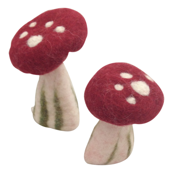 Papoose Toys Papoose Toys Hollow Champignons Small 6PC