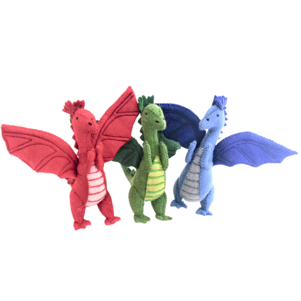 Jouets Papoose Papoose Toys Grands dragons 3pc