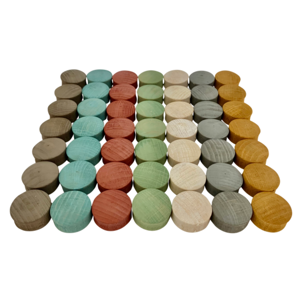Papoose Toys Papoose Toys Mini Earth Concave 3CM 49PC