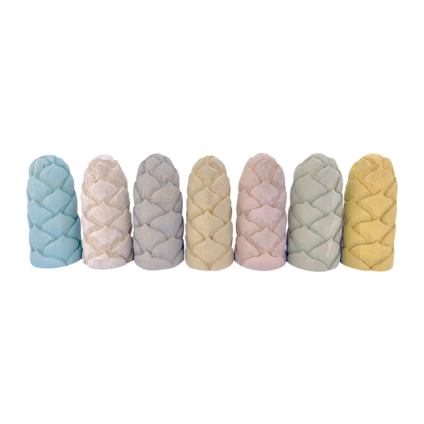 Papoose Toys Papoose Toys Mini Pasttel Flower Buds LR 7pc
