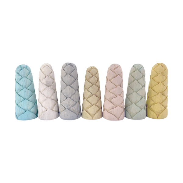 Papoose Toys Papoose Toys Mini Pasttel Flower Buds S 7pc