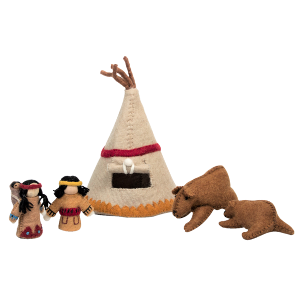 Papoose Toys Papoose Toys American Village 5PC