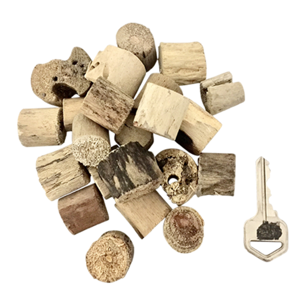 Papoose Toys Papoose Toys courte ronde Driftwood 20pc