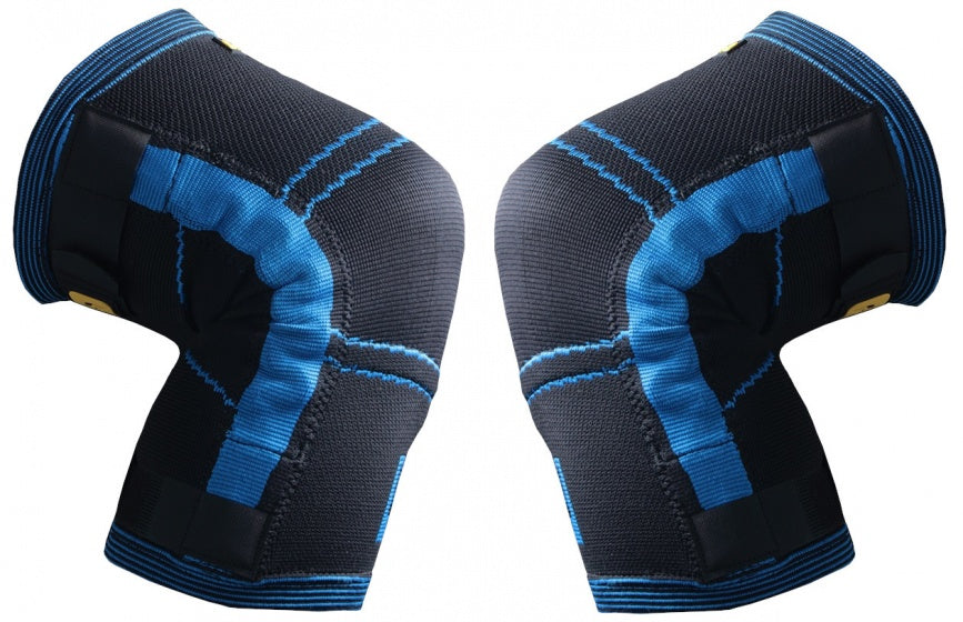 Pflexx Bandage du genou Compression Unisexe Bleu par ensemble de taille xs