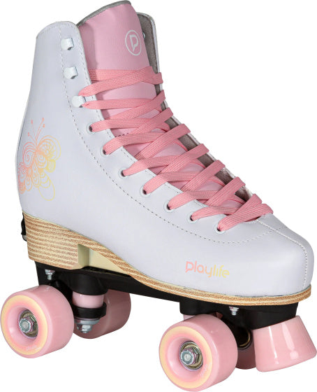 Playlife ajusté à rouleaux réglables Taille rose blanc junior 39 42