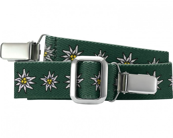 Playshoes Belt Elastic avec clip fleurs vertes Junior Taille 2