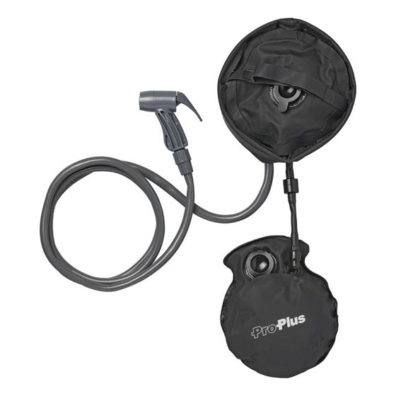 Douche de camping Proplus avec pompe à pied 11 litres noirs
