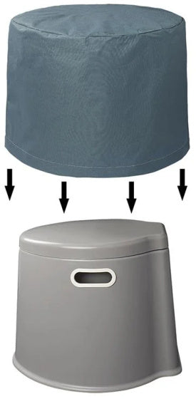 COUVERTURE PROPLUS pour les toilettes portables gris foncé