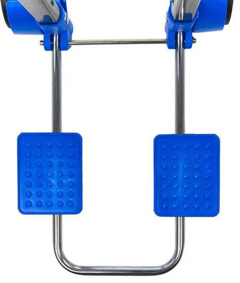 Chariot à bagages pliables de Proplus 30 kg en acier noir bleu
