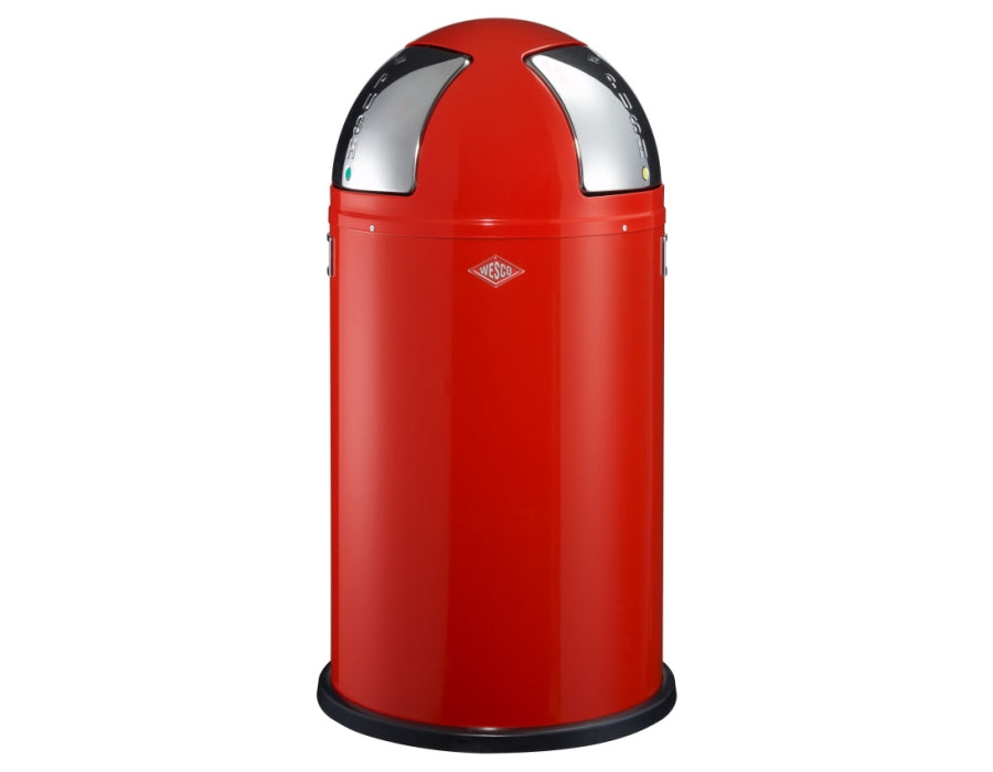 Pin de poubelle wesco pousse deux rouges