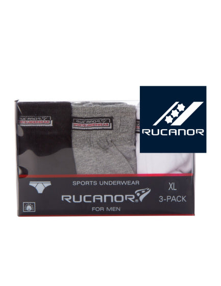 Rucanor Box glisse 3 packs hommes noirs gris blanc taille s