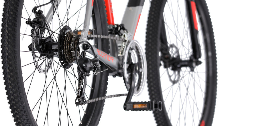 Rucanor Lux 27,5 pouces 46 cm Men 21V Disc mécanique Frein argenté
